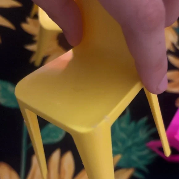 🎄 3/$15 Barbie Colorful Furniture Set with Yellow, Blue, and Pink - Picture 5 of 16